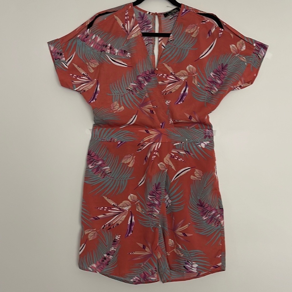 Susanne Betro Womens Tropical Romper Size M NWOT